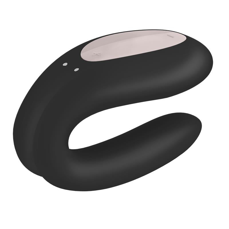 SATISFYER - VIBRATEUR POUR COUPLE AVEC APPLICATION DOUBLE JOY NOIR