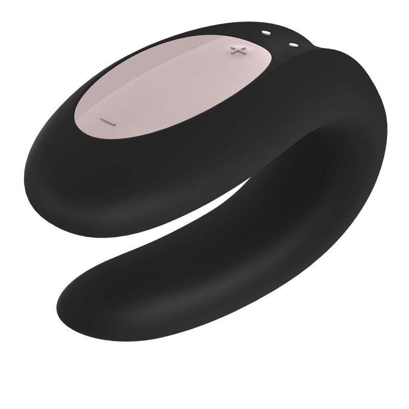 SATISFYER - COUPLE VIBE WITH APP DOUBLE JOY BLACK
