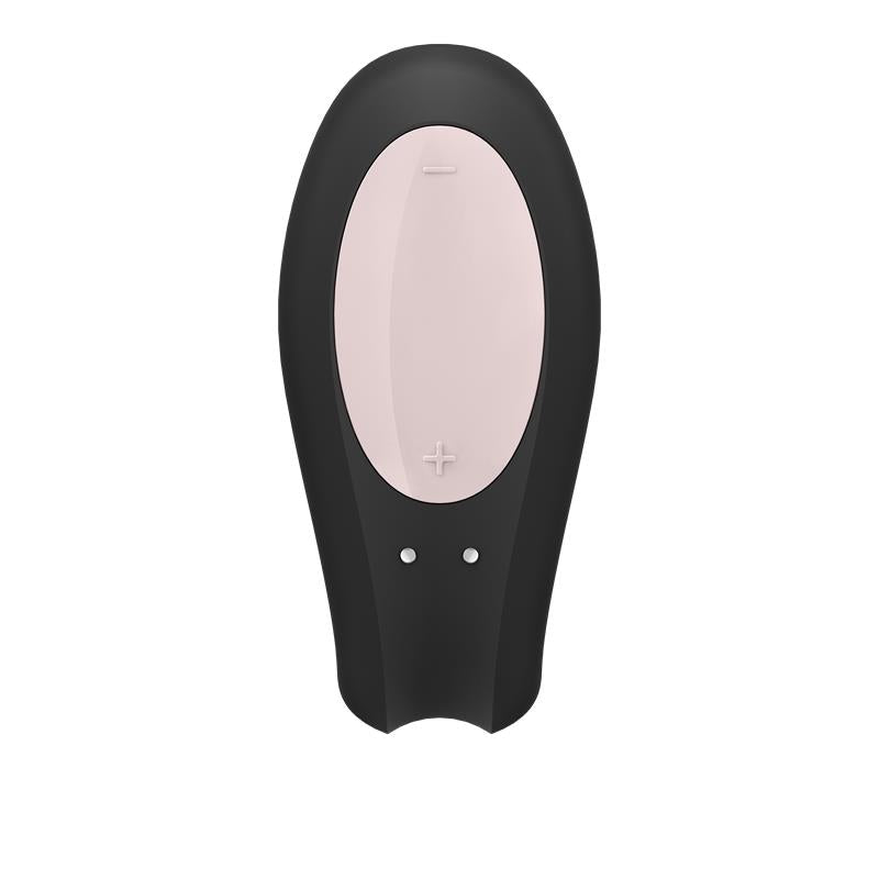 SATISFYER - VIBRATEUR POUR COUPLE AVEC APPLICATION DOUBLE JOY NOIR