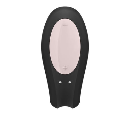 SATISFYER - VIBRATEUR POUR COUPLE AVEC APPLICATION DOUBLE JOY NOIR