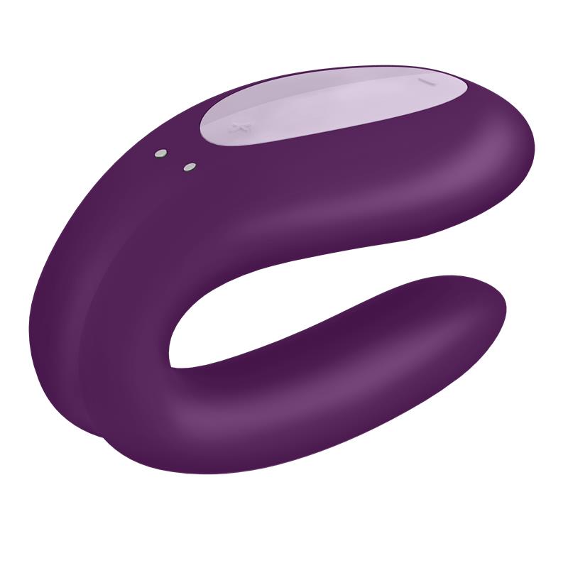 SATISFYER - COUPLE VIBE WITH APP DOUBLE JOY VIOLET