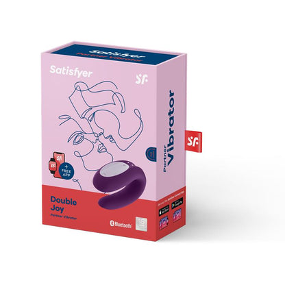 SATISFYER - COUPLE VIBE WITH APP DOUBLE JOY VIOLET