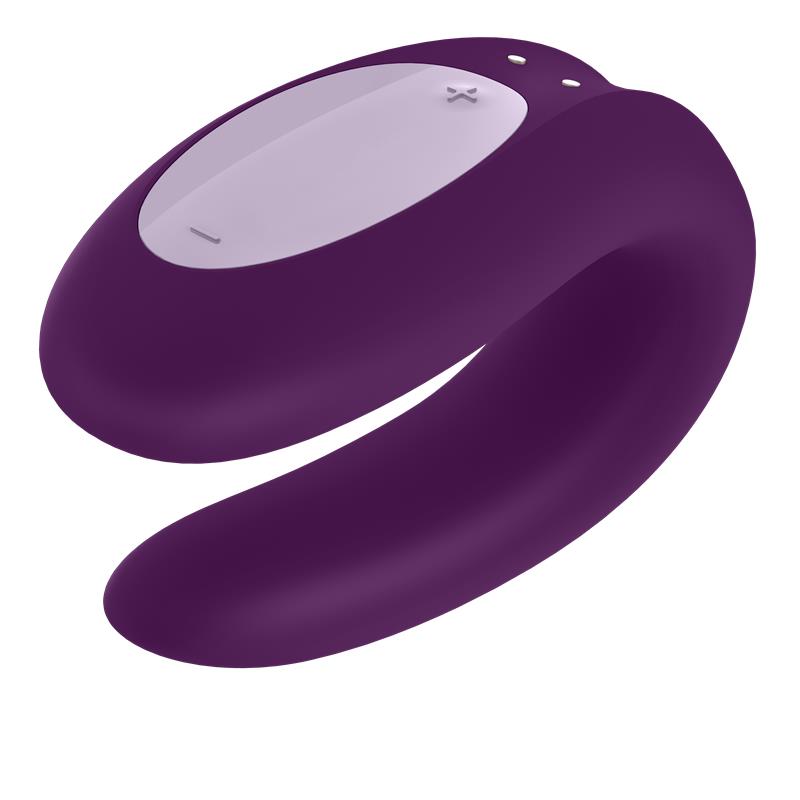 SATISFYER - COUPLE VIBE WITH APP DOUBLE JOY VIOLET
