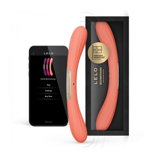 LELO - COUPLES TOY BOOMERANG CORAL RED
