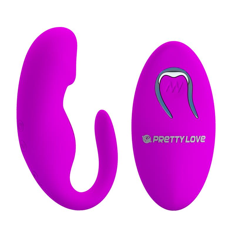 PRETTYLOVE - COUPLES TOY WITH REMOTE CONTROL PINK