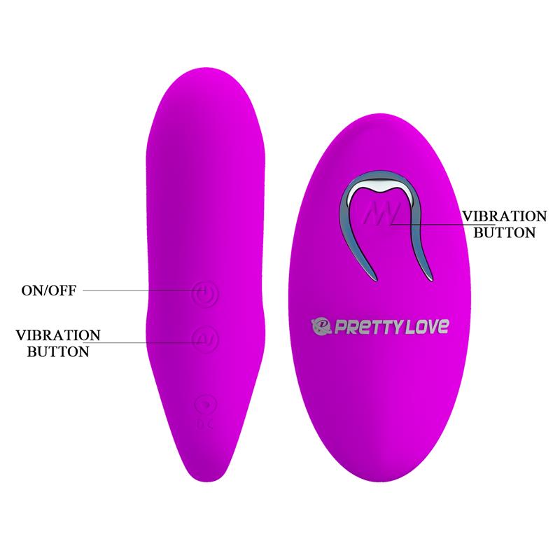 PRETTYLOVE - COUPLES TOY WITH REMOTE CONTROL PINK