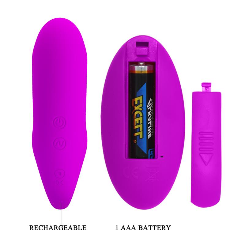 PRETTYLOVE - COUPLES TOY WITH REMOTE CONTROL PINK