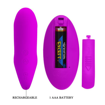PRETTYLOVE - COUPLES TOY WITH REMOTE CONTROL PINK