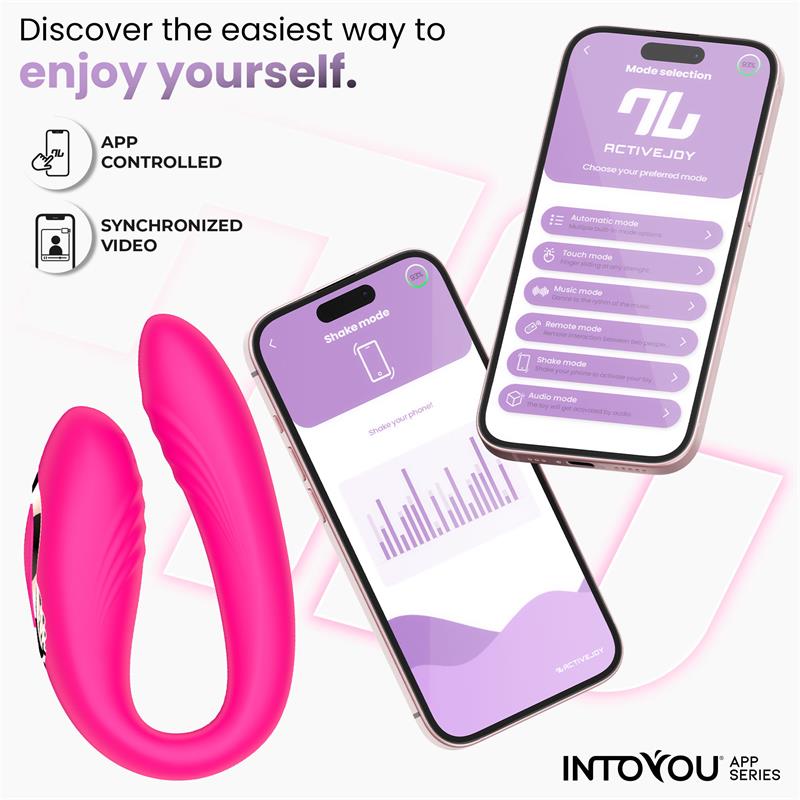 INTOYOU APP SERIES - COUTY COUPLES TOY 360º OSCILATION WITH APP