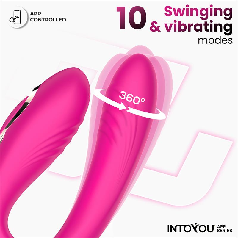 INTOYOU APP SERIES - COUTY COUPLES TOY 360º OSCILATION WITH APP