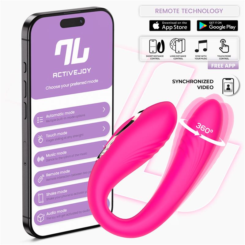 SERIE DE JUGUETES PARA PAREJAS INTOYOU APP - OSCILACIÓN DE 360º CONTROLADA CON LA APP