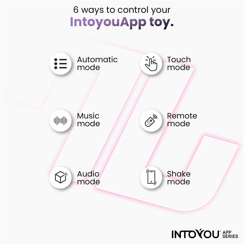 INTOYOU APP SERIES - COUTY COUPLES TOY 360º OSCILATION WITH APP