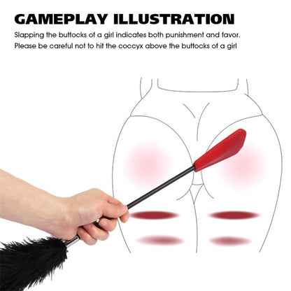 CHISA - CROP WITH FEATHERS RED