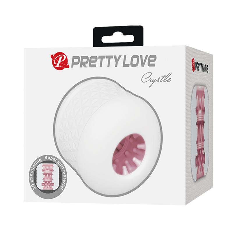 PRETTYLOVE - CRYSTLE MASTURBATOR DOUBLE-SIDED