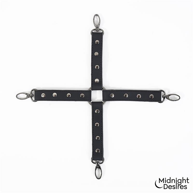 MIDNIGHT DESIRES - CUFFS AND THIGH HOGTIE SET