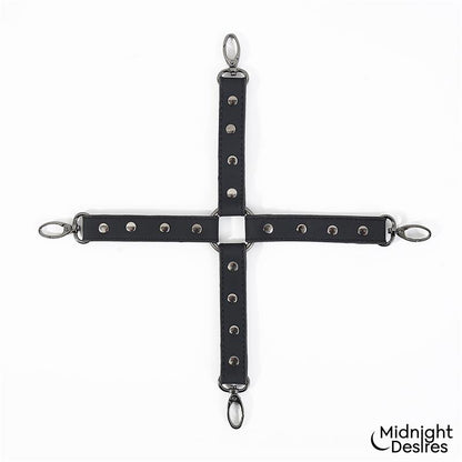 MIDNIGHT DESIRES - CUFFS AND THIGH HOGTIE SET