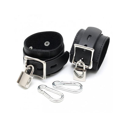 BONDAGE PLAY - CUFFS WITH PADLOCKS-ADJUSTABLE
