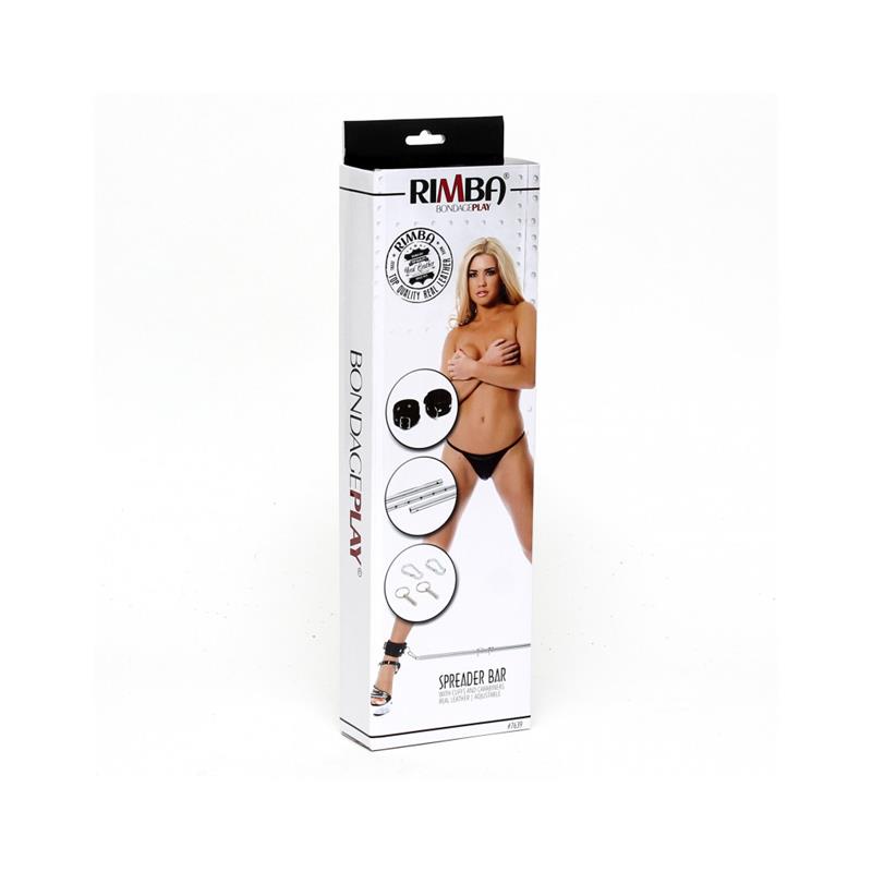 BONDAGE PLAY - CUFFS WITH SPREADBAR ADJUSTABLE