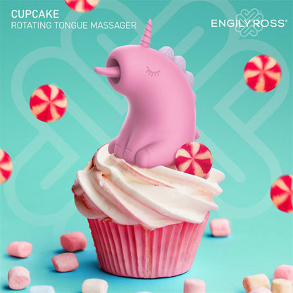 ENGILY ROSS - CUPCAKE 360º ROTATING TONGUE MASSAGER
