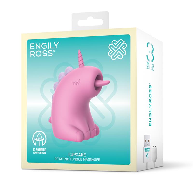 ENGILY ROSS - CUPCAKE 360º ROTATING TONGUE MASSAGER