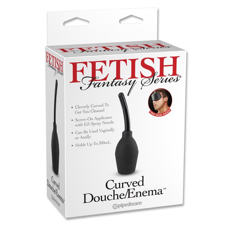 FETISH FANTASY SERIES - CURVED DOUCHE BLACK