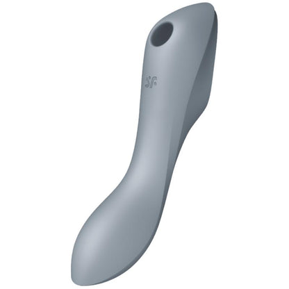 SATISFYER - CURVY TRINITY 3 VIBE AND CLITORIS SUCKER TRIPLE STIMULATION BLUEGRAY