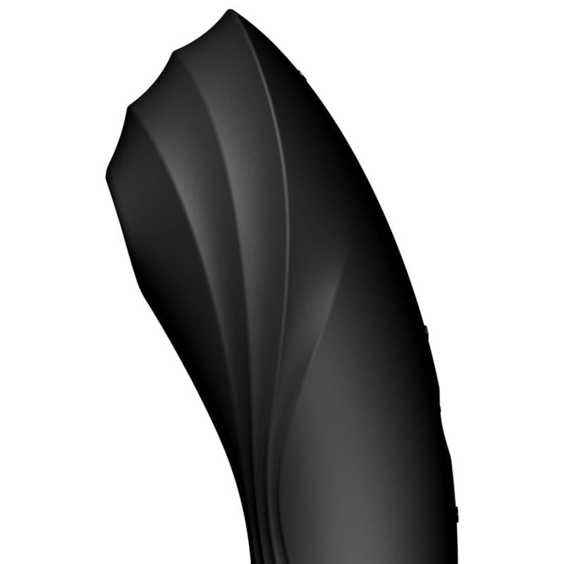 SATISFYER - CURVY TRINITY 4 VIBE AND CLITORIS SUCKER 2 MOTORS BLACK