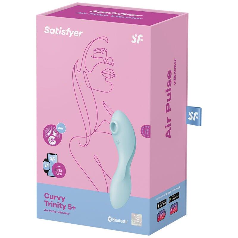 SATISFYER - CURVY TRINITY 5 WITH APP SATISFYER CONNECT BLUE