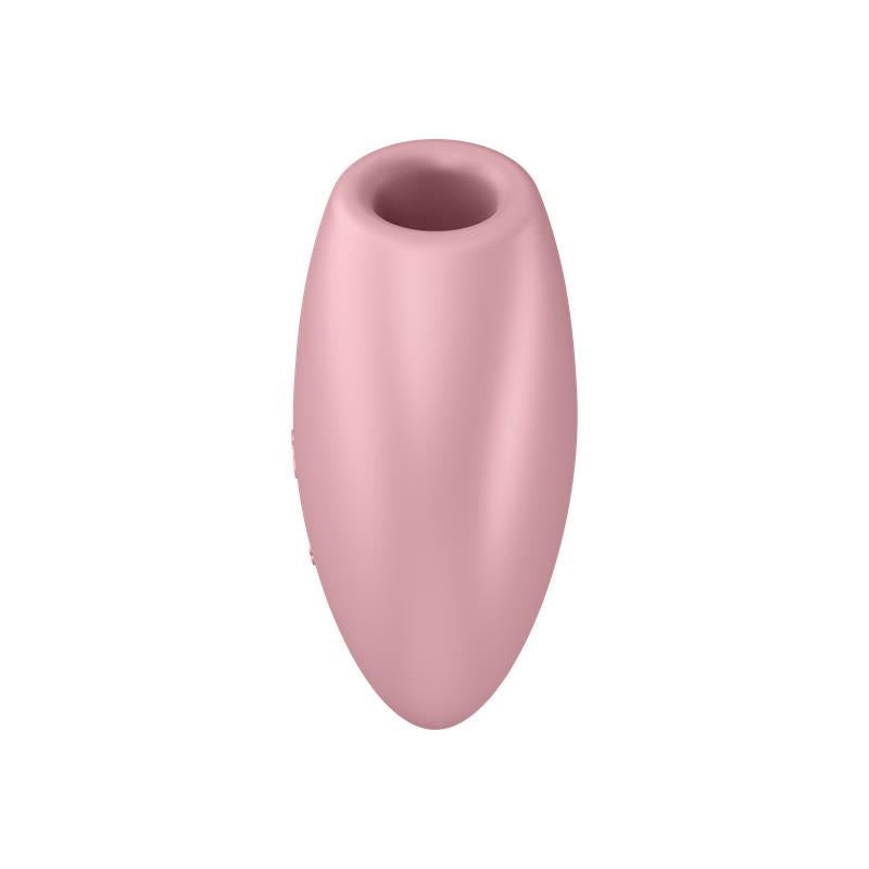 SATISFYER - CUTIE HEART CLITORIS SUCKER AND VIBE PINK