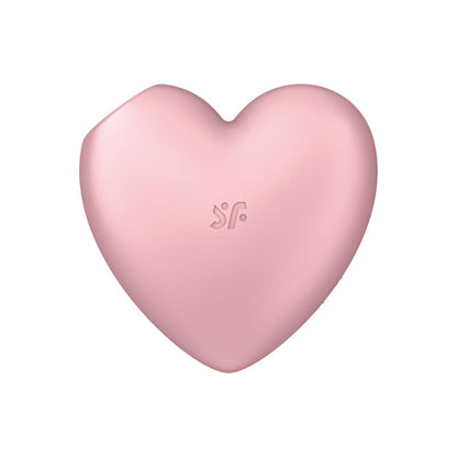SATISFYER - CUTIE HEART CLITORIS SUCKER AND VIBE PINK