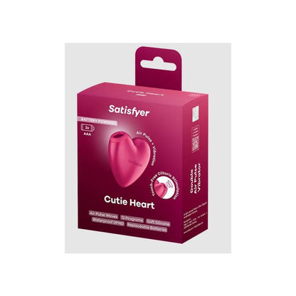 SATISFYER - CUTIE HEART CLITORIS SUCKER BATTERY SERIES