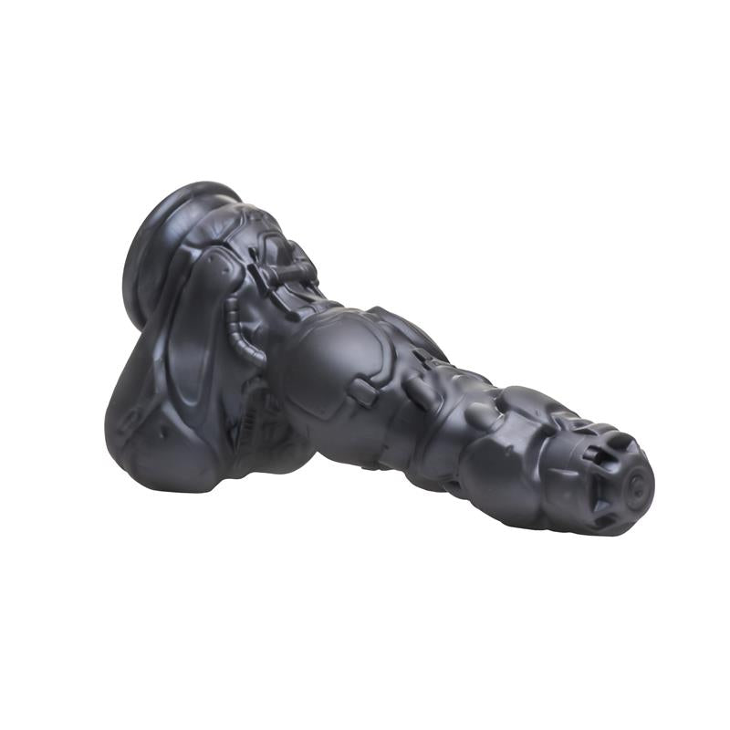 CREATURE COCKS - CYBORG COCK THRUSTING AND VIBRATING METAL DILDO