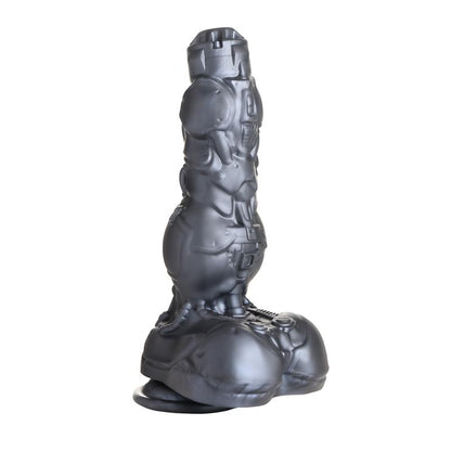 CREATURE COCKS - CYBORG COCK THRUSTING AND VIBRATING METAL DILDO