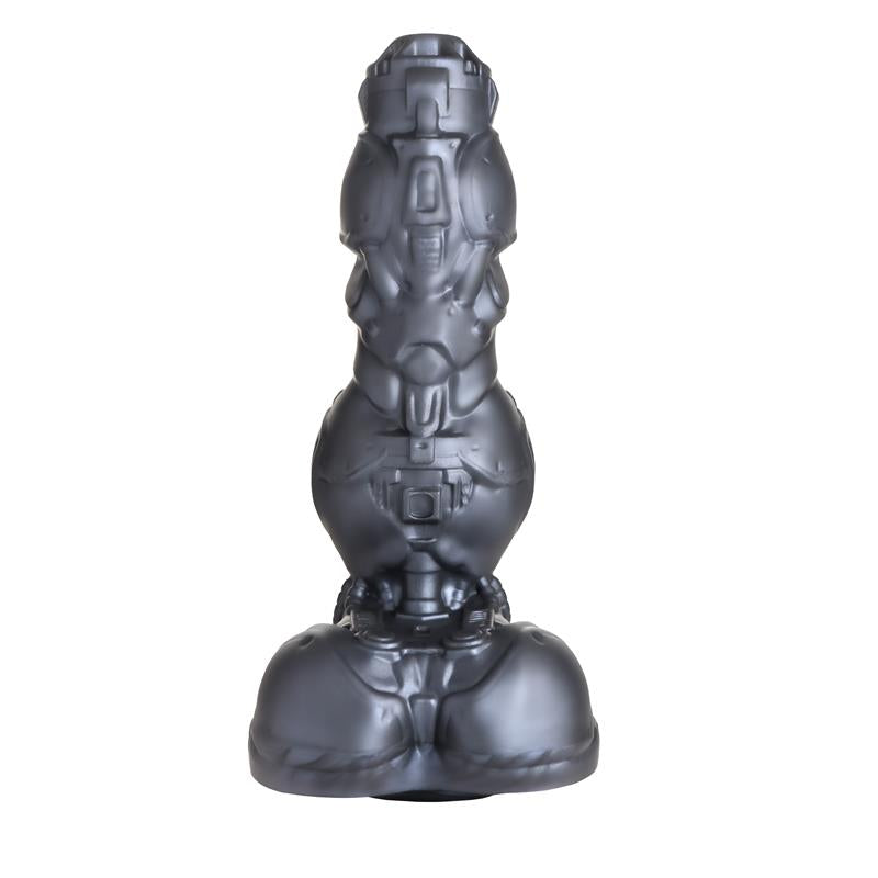 CREATURE COCKS - CYBORG COCK THRUSTING AND VIBRATING METAL DILDO