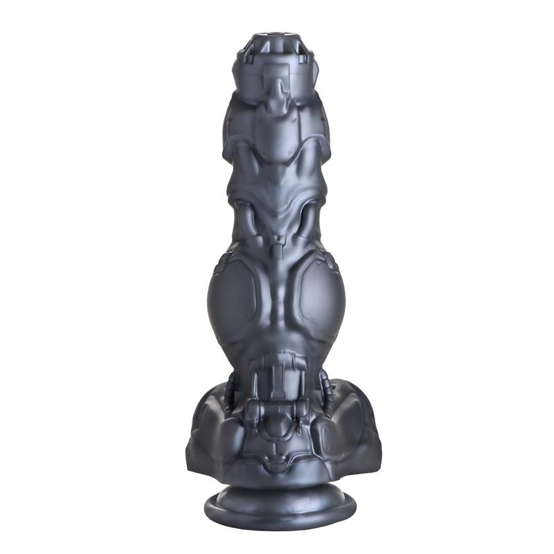 CREATURE COCKS - CYBORG COCK THRUSTING AND VIBRATING METAL DILDO