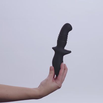NEXUS - THRUST RECHARGEABLE THRUSTING VIBRATING PROBE BLACK