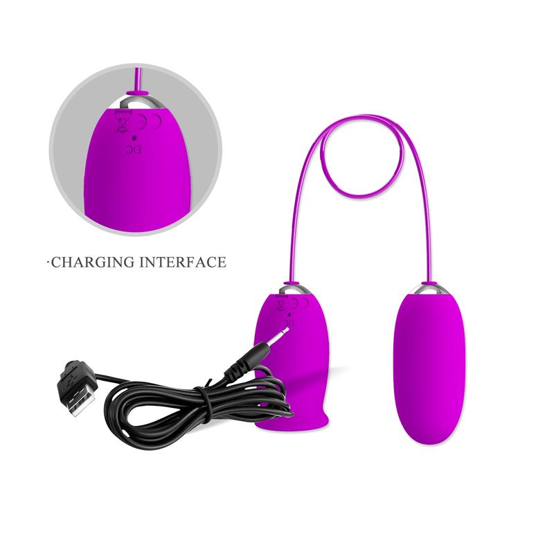 PRETTYLOVE - DAISY VIBRATING EGG AND LICKING STIMULATOR