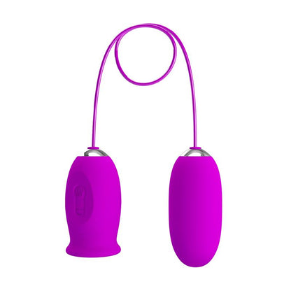 PRETTYLOVE - DAISY VIBRATING EGG AND LICKING STIMULATOR