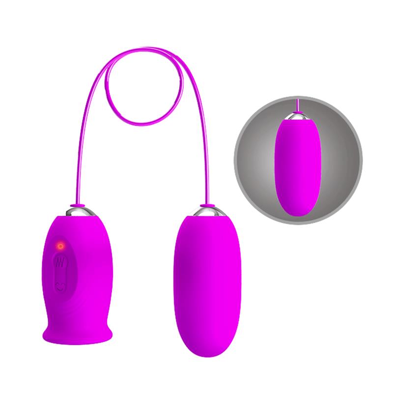 PRETTYLOVE - DAISY VIBRATING EGG AND LICKING STIMULATOR