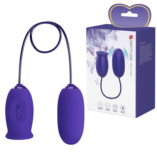 PRETTYLOVE - DAISY YOUTH EGG VIBRATOR AND LICKING TONGUE