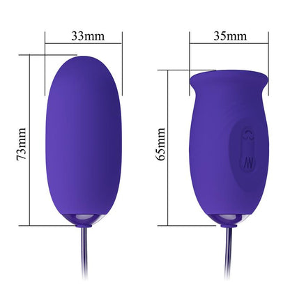 PRETTY LOVE - DAISY YOUTH VIOLET RECHARGEABLE VIBRATOR STIMULATOR