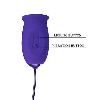 PRETTYLOVE - DAISY YOUTH EGG VIBRATOR AND LICKING TONGUE