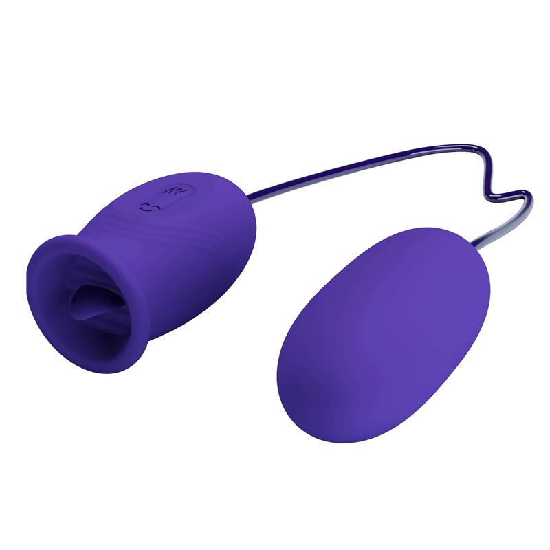 PRETTYLOVE - DAISY YOUTH EGG VIBRATOR AND LICKING TONGUE