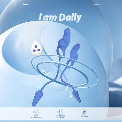 CHISA - DALLY BUTT PLUG WITH COCKRING WITH VIBRATION