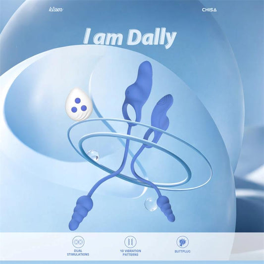 CHISA - DALLY BUTT PLUG WITH COCKRING WITH VIBRATION