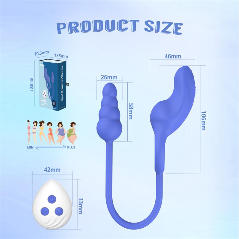 CHISA - DALLY BUTT PLUG WITH COCKRING WITH VIBRATION