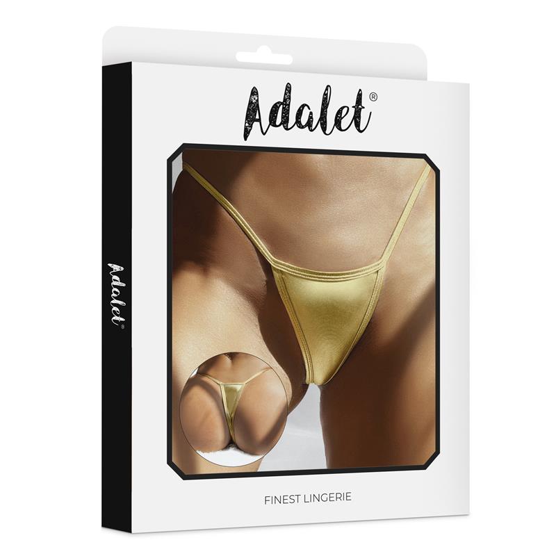 ADALET LINGERIE - DAPHNE CLASSIC THONG GOLD