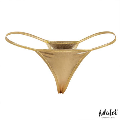 ADALET LINGERIE - DAPHNE CLASSIC THONG GOLD