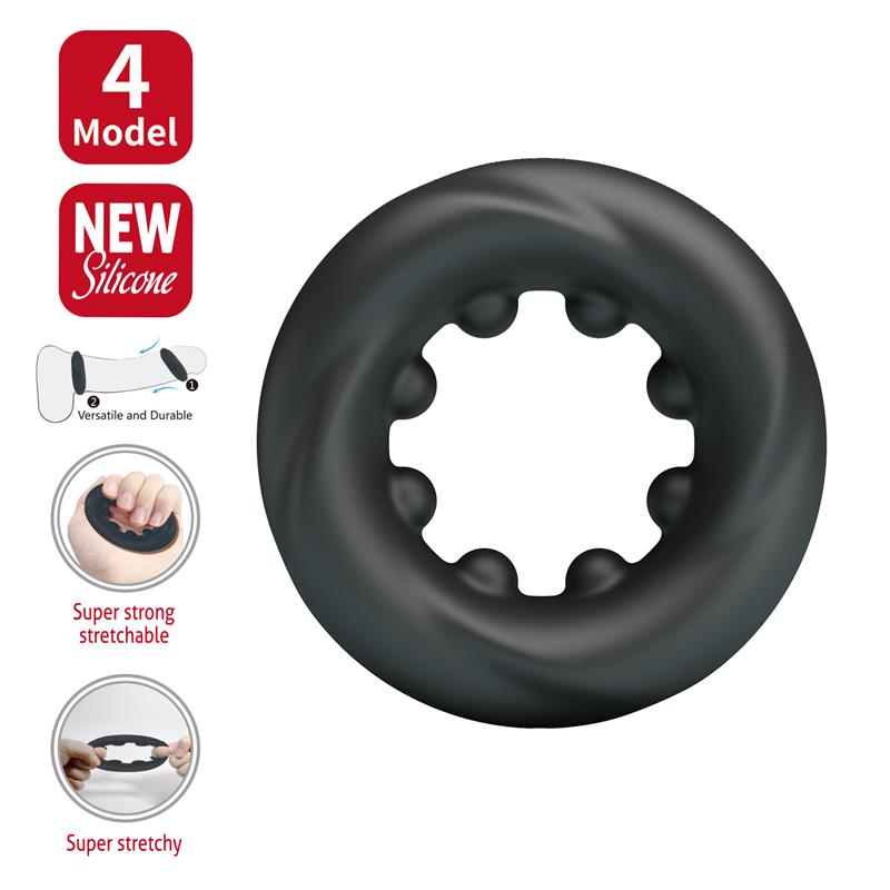 CRAZY BULL - DAQUEZ COCK RING SILICONE MOD 4