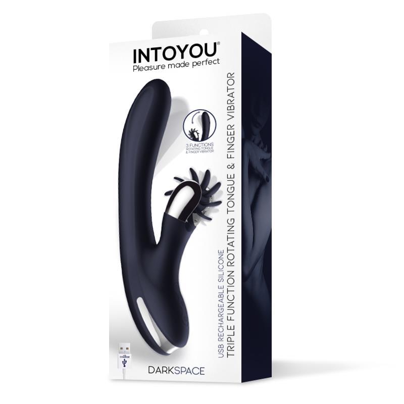 INTOYOU - DARKSPACE VIBE WITH ROTATING TONGUES AND FINGER MOVEMENT BLUE